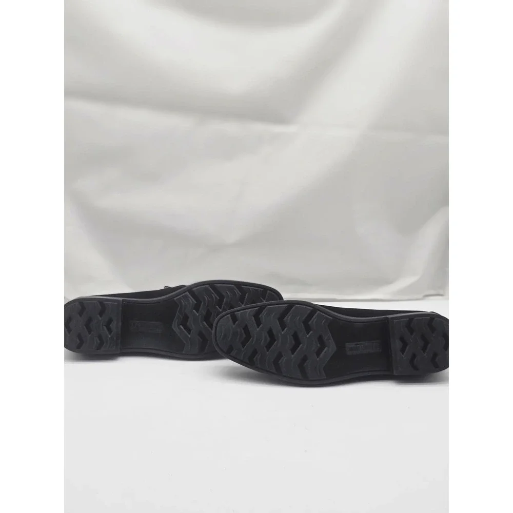 Stacy Adams Loafers Mens 11.5M Black  Suede Bit Detail 25224-008